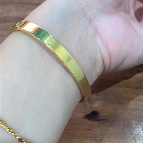 24k gold plated with stainless steel bangle - Picture 6 of 8